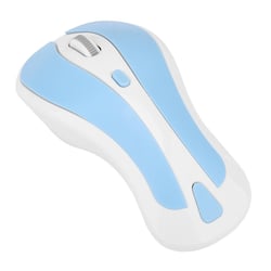 Souris Sans Fil Ultra-Minces 1600 DPI 7 Boutons Ergonomique Gaming Blanc Rouge Blanc YONIS