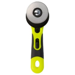 Cutter rotatif 60mm vert/noir avec cran de sécurité