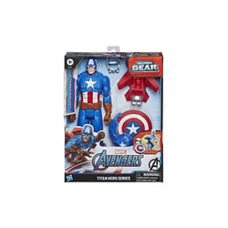 Avenger Figurine TITAN Captain America et accessoires - Hasbro
