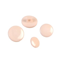 Bouton à queue nylon recylé rose layette