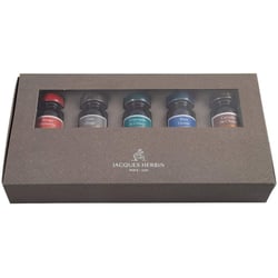 5 flacon d'encre pour calligraphie - Les encres 1670 - Herbin - Assortiment
