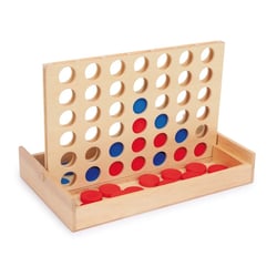 Puissance 4 en bois - Format voyage