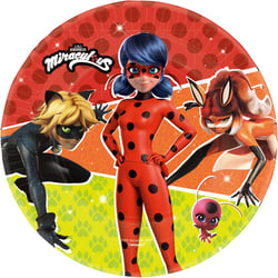 8 Assiettes Les Aventures de Miraculous