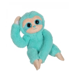 Peluche - Peluche P'tit paresseux vert d'eau - 16 cm