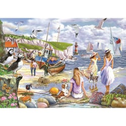 Puzzle 500 pièces - Pièces XXL - Brises De Bord De Mer - HOP - House of Puzzles