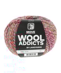 Pelote de laine MOVE – 100 gr - Wool Addict - Spécial chaussettes - Ultra-résistante & respirante 19 Multicolore