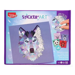 Sticker art - Gommettes au numero - Maped