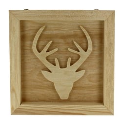 Tableau en bois renne a decorer - Graine Creative