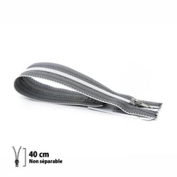 Fermeture Nylon Invisible 40 cm Ruban couleur JEANS
