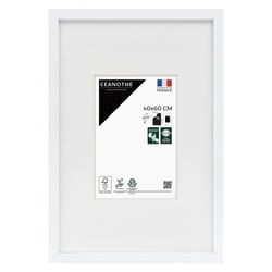 Cadre photo Wild blanc 40x60 cm avec passe-partout 20x30 cm