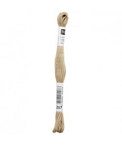 Fil à broder mouliné Uni - Rico Design 217 Marron