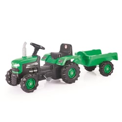 Tracteur à pédales avec remorque