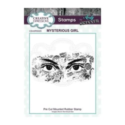 Tampon Andy Skinner visage mystérieux de femme