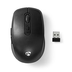 Nedis Souris sans Fil Droitier 6 Boutons avec DPI Réglable Noir