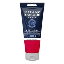 Peinture acrylique - Rouge primaire - 437 - Fine - Lefranc Bourgeois - Tube 80ml