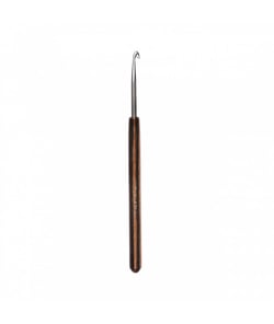 Crochets aluminium Natural manche en bois N° 2 à 5 - Prym taille n°4,5