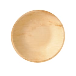 6 Coupelles Rondes - Feuille de Palmier