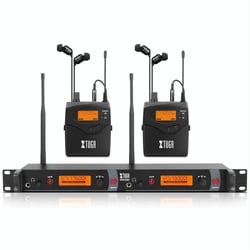 Microphone Sans Fil Pour Scène Avec Système De Moniteur In-Ear Haute Qualité YONIS