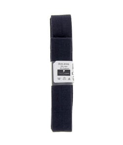 Biais de jersey en coton uni 1,5m x 20mm - Passion Rubans Bleu Marine