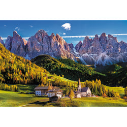 Puzzle 1500 pièces - Val di Funes Valley, Dolomites, Italy - Trefl