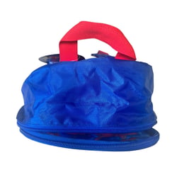 Sac à Dos Maternelle Spiderman 25 cm en Bleu et Rouge avec bretelles ajustables et poche principale zippée