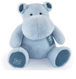 HIPPO peluche – Bleu jean 40 cm - Histoire D'Ours