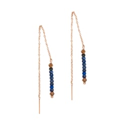 Boucles d'oreilles pendantes Lumia en pierres Lapis-lazuli - Sloya