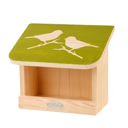 Mangeoire murale pour oiseaux avec silhouette