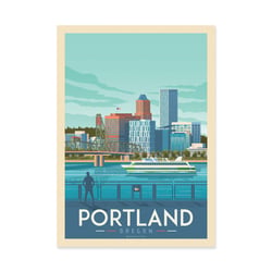 Affiche 50x70 cm - Portland - Olahoop Travel Posters