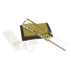 Set de dés acryliques, 3 tailles
