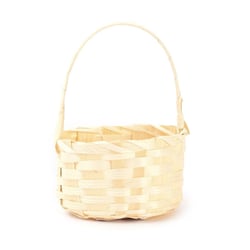 PANIER EN BAMBOU OVALE 90x65x130