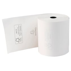 Bobine pour tickets de caisse 80x70mm - 72m - 1 pli thermique 48g/m2. - Blanc - x 48 - Exacompta
