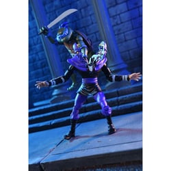 Les Tortues Ninja Cartoon - Pack 2 figurines Business Suit Casey Jones & Split Foot Soldier 18 cm - Neca