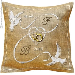 LUC - Kit point compté Dictons autour des oiseaux 53x53 cm