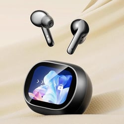 Ecouteurs Bluetooth Ecran Tactile Couleur Sans Fil Avec Son HiFi Et Longue Autonomie Noir YONIS