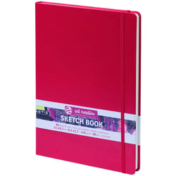 Carnet à croquis / Sketch Book - format A4 (21x29,7cm) - 80 feuilles - 140g - rouge - Royal Talens