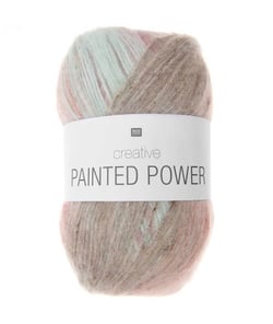 Pelote de laine Creative Painted Power - 100GR - Rico Design 01 multicolore Pastel