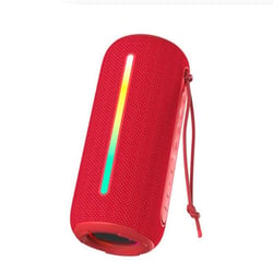 Enceinte Bluetooth Waterproof Puissante Autonomie 4-6h Portée 10m IPX6 Rouge YONIS