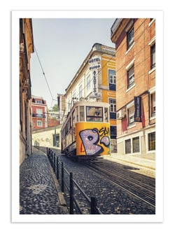 Affiche 50 x 70 cm -  Old Lisbon - Manjik Pictures