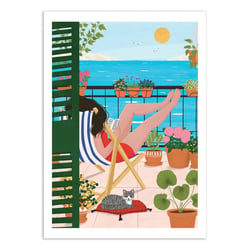 Affiche 30x40 cm - Summer ease - Maja Tomljanovic