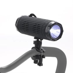 Enceinte Bluetooth Portable Étanche Lumière LED FM TWS Autonomie 3H Noir YONIS