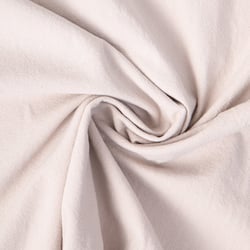 Tissu Coton Lavé aspect Lin uni Beige sable