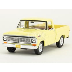 Voiture miniature de collection - IXO - Ford F100 Pick-Up 1970 - Échelle 1/43 - Monté métal - Beige