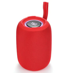 Enceinte Bluetooth Camouflage 15W Portable Avec Subwoofer Et LED Colorées Rouge YONIS