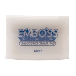 Emboss ink pad clear - Tsukineko