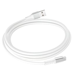 LinQ Câble de Charge USB vers USB-C 36W Charge Rapide Longueur 1.2m Blanc