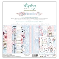 12 papiers scrapbooking 30,5 x 30,5 cm Mintay By Karola ELODIE