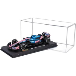 Voiture miniature F1 - BURAGO - Alpine F1 A525 n°43 Franco Colapinto - Échelle 1:43 - Métal Die Cast - Casque inclus