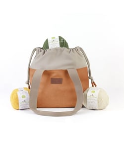 Sac à ouvrage Outdoors Eco Vita - 28 x 24 x 14 cm - 2 coloris - DMC Terracot