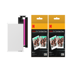 KODAK - Pack 60 Impressions Photo 10x10cm pour Imprimante Portable